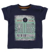 Small Rags T-shirt - MarinblÃ¥ m. Tryck