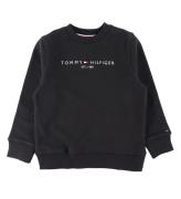 Tommy Hilfiger Sweatshirt - Essential - Organic - Svart