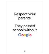 Citatplakat Affisch - 50x70 - Google