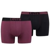 Levis Boxershorts - 2-pack - Boxer Brief - Fuchsia/Svart