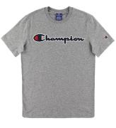 Champion Fashion T-shirt - GrÃ¥ m. Logo