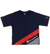 Champion T-shirt - Navy m. Tryck