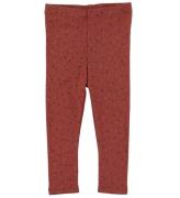 Soft Gallery Leggings - Baby Paula - Barn Red/Trio Dotties