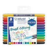 Staedtler Tuschpennor - 12 st - Dubbel Lettering Pens