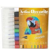 Artline Tuschpennor - Decorite - 10 st - Satin