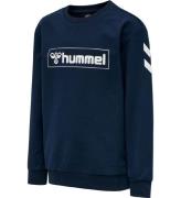 Hummel Sweatshirt - hmlBox - MarinblÃ¥