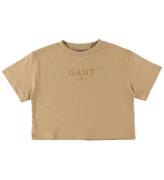 GANT T-shirt - StjÃ¤rnor - Dark mandel
