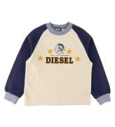 Diesel Sweatshirt - Surry D4D Over - Beige/Blue