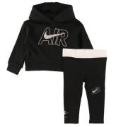 Nike Set - Hoodie/Leggings - Air - Svart