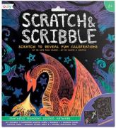 Ooly Scratch and Scribble Set - Fantastic Dragons