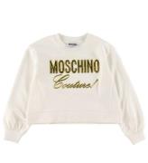 Moschino Sweatshirt - Vit m. Guld