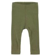 Hust and Claire Leggings - Lee - Rib - Ull - Dusty Green