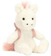 Jellycat Gosedjur - 25 cm - Backpack Unicorn