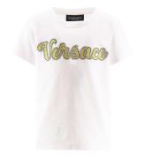 Versace T-shirt - Vit m. Strass