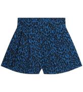 Zadig & Voltaire Shorts - Elektrisk Blue m. Leoaprd tryck