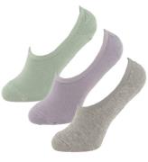 Dickies Footies - 3-pack - Invisible - GrÃ¥/Lila/Mint
