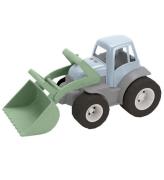 Dantoy BIO Plastic Traktor m. Grab - BlÃ¥/GrÃ¶n