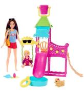 Barbie Dockset - Skipper First Jobb - Water Park Playset