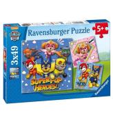 Ravensburger Pussel - 3x49 Delar - Paw Patrol Super Valpar