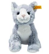 Steiff Gosedjur - 26 cm. - Cassie CAT - Ice Blue/White