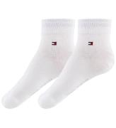 Tommy Hilfiger Strumpor - 2-pack - Kvartal - Vit