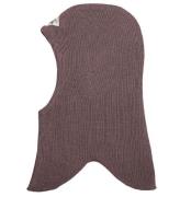 Racing Kids Balaclava - Ull/Bomull - Dubbel - Dusty Purple