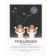 Kids by Friis Affisch - Zodiac - Tvillingar