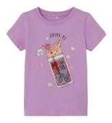 Name It T-shirt - NmfKathine Box - Violet Tulle