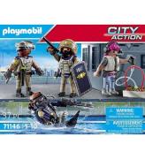 Playmobil City Action - SWAT figuruppsÃ¤ttning - 71146 - 37 Delar