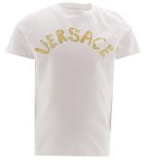 Versace T-shirt - Vit m. Guld