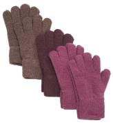 CeLaVi Handskar - Ull/Nylon - 5-pack - Mellow Mauve/Sea Turtle/F