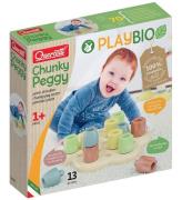 Quercetti NÃ¥lmosaik - Chunky Peggy Playbio - 13 Delar - 84162