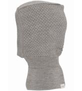 MP Balaclava - Dubbel - Ull - Light Brown Melange