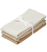 Cam Cam Muslinfiltar - 70x70 cm - 3-pack - Classic+ RÃ¤nder Camel