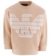 Emporio Armani Sweatshirt - Zenzero Chiaro m. Vit