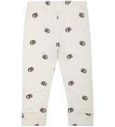 The New Siblings Leggings - TsnHimo - White Swan m. Pretzels