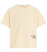 Calvin Klein T-shirt - Monogram av placerat - Vanilla