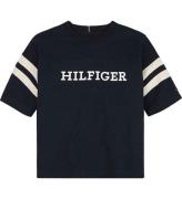 Tommy Hilfiger T-shirt - Monotyp Varsity - Desert Moln