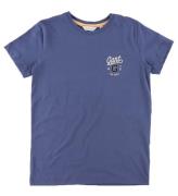 GANT T-shirt - Grafik - TvÃ¤ttad Blue