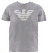 Emporio Armani T-shirt - GrÃ¥melerad/Vit m. Logo