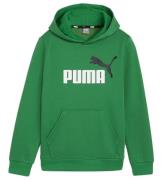 Puma Hoodie - Ess+ Logo Hoodie FL B - Arkiv Green