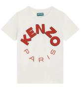 Kenzo T-shirt - Ivory m. RÃ¶d