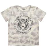 Petit Stad Sofie Schnoor T-shirt - Julius - Warm Grey m. Tiger