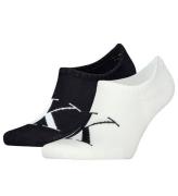 Calvin Klein Strumpor - 2-pack - One Size - White/Black