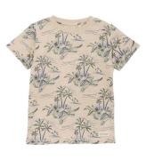 En Fant T-shirt - Slub - Cement m. Tryck