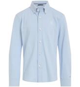 Tommy Hilfiger Skjorta - Monogram Stretch - Breezy Blue