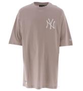 New Era T-shirt - New York Yankees - Pastel Brun