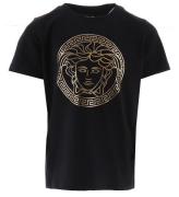 Versace T-shirt - Svart/Guld m. Logo