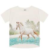 Molo T-shirt - Raeesa - Horse pÃ¥ stranden