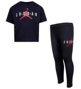 Jordan Set - T-shirt/Leggings - HÃ¥llbar - Svart